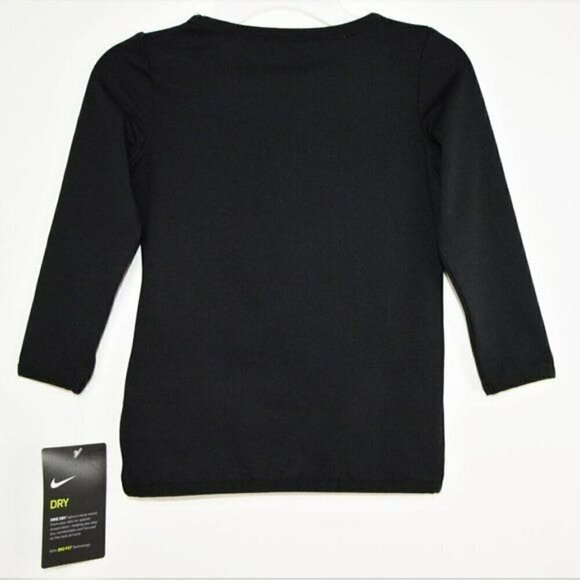 New! Newborn Girl Nike Dri-Fit Iridescent Logo Top - Picture 3 of 3